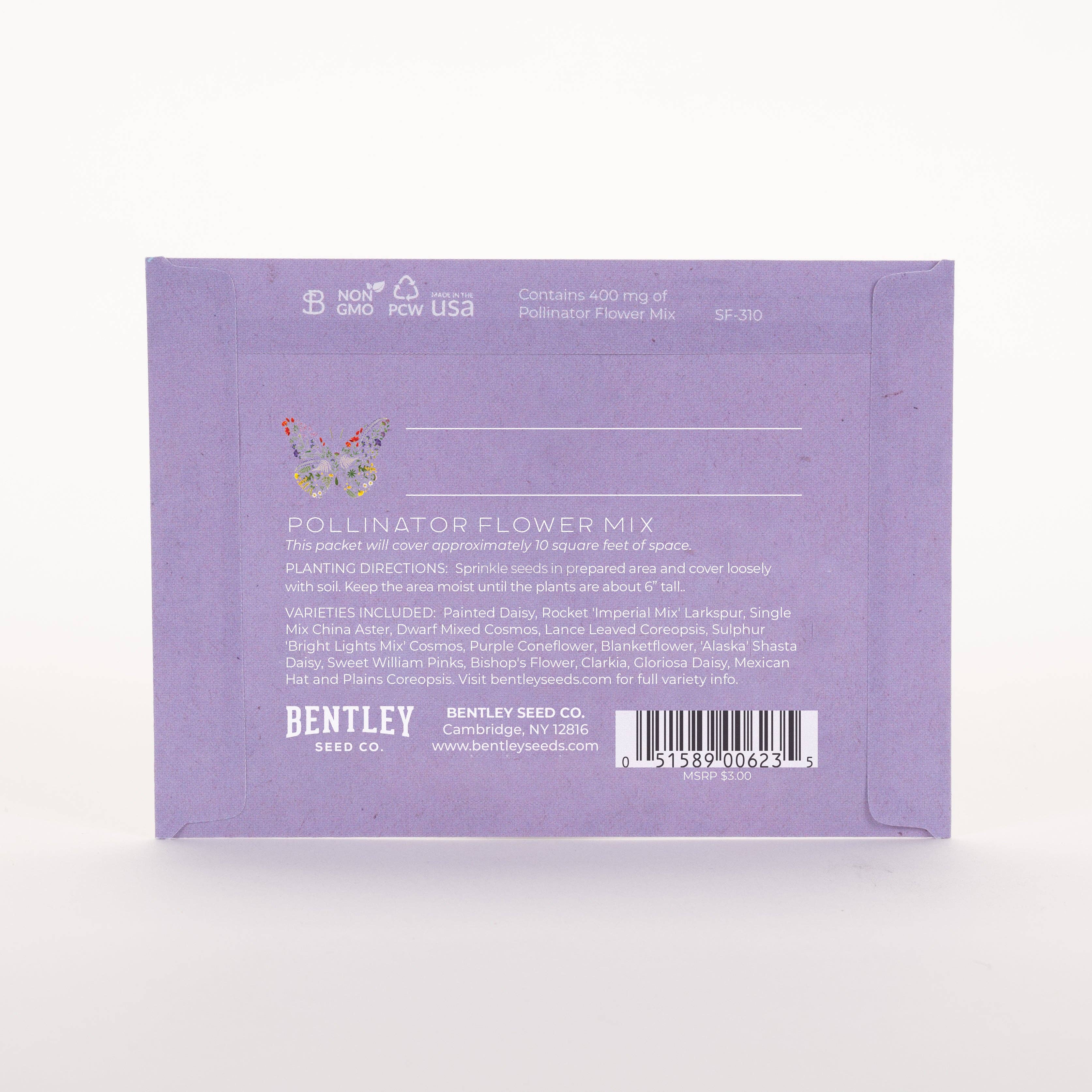 Thank You Butterfly Pollinator - Pollinator Flower Mix Seed Packet