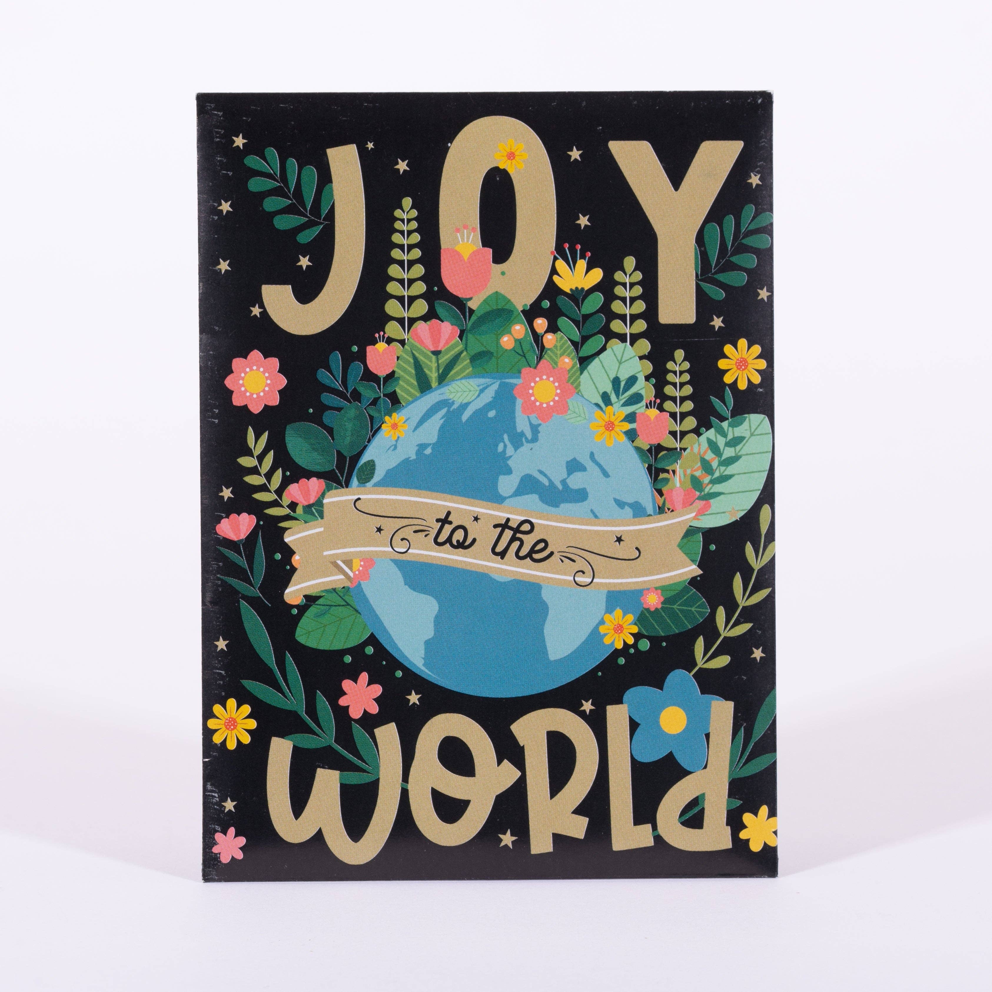 Joy Gift Tag Card - Wildflower Mix Seed