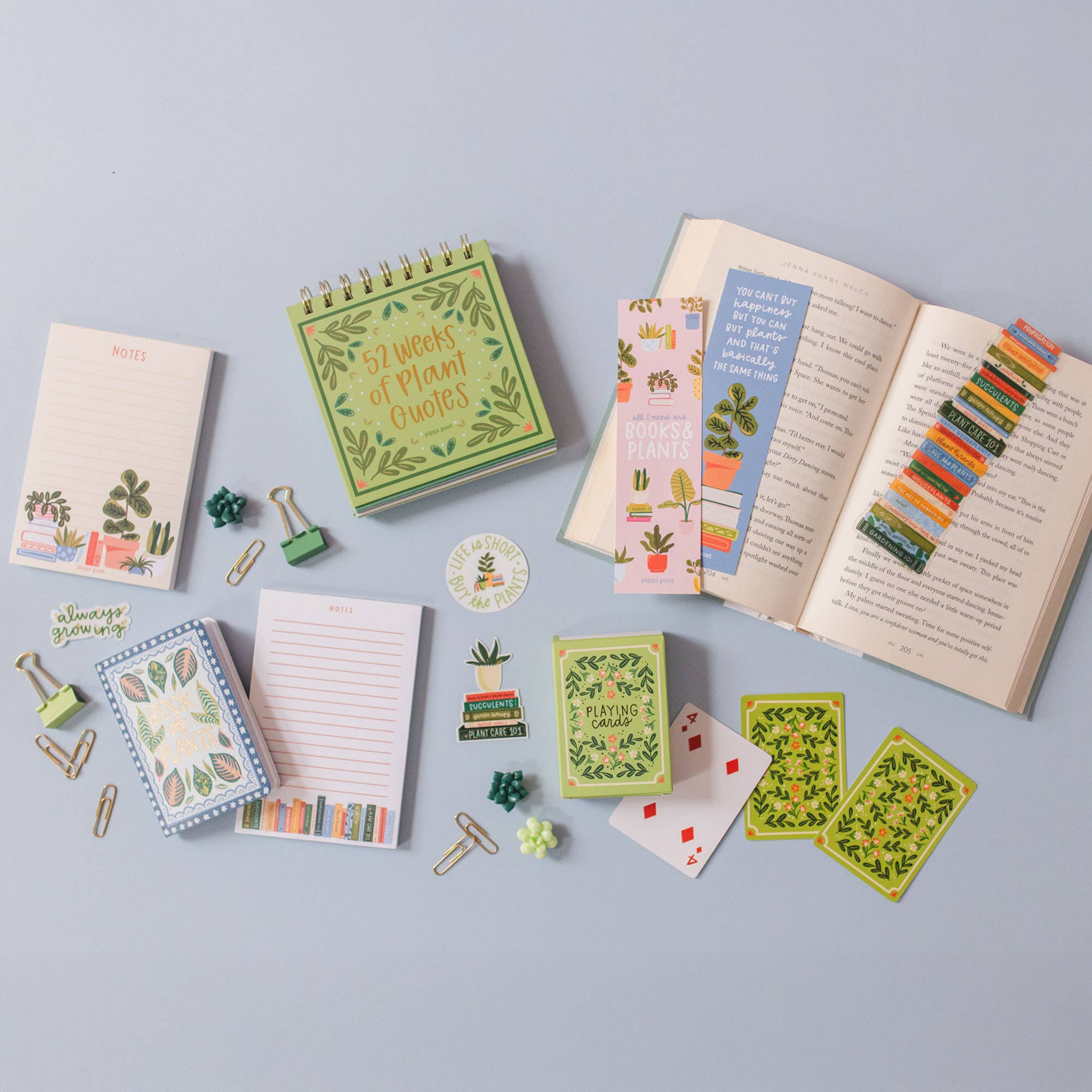 All I Need Are Books and Plants Bookmark Set
