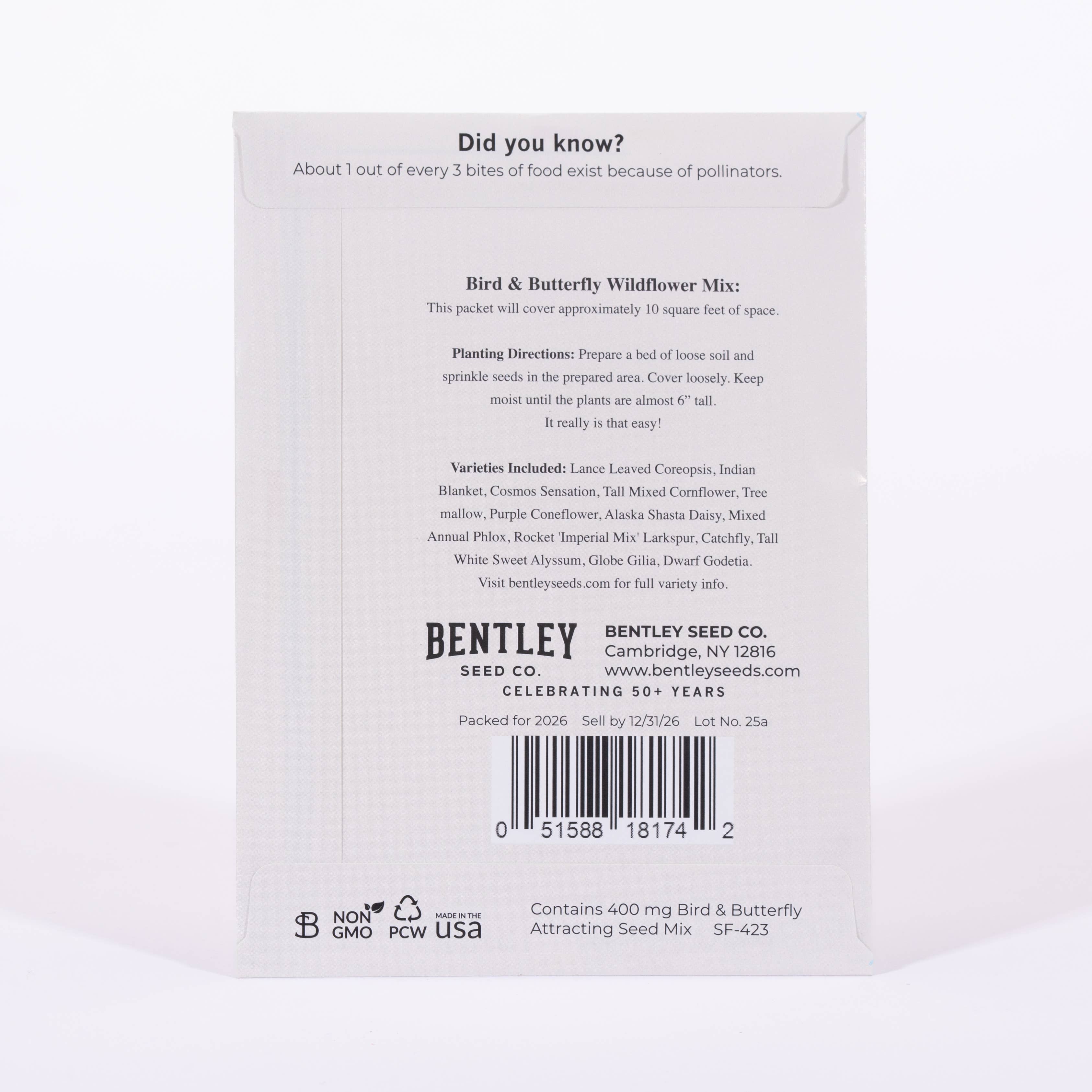 Christmas Joy - Bird & Butterfly Wildflower