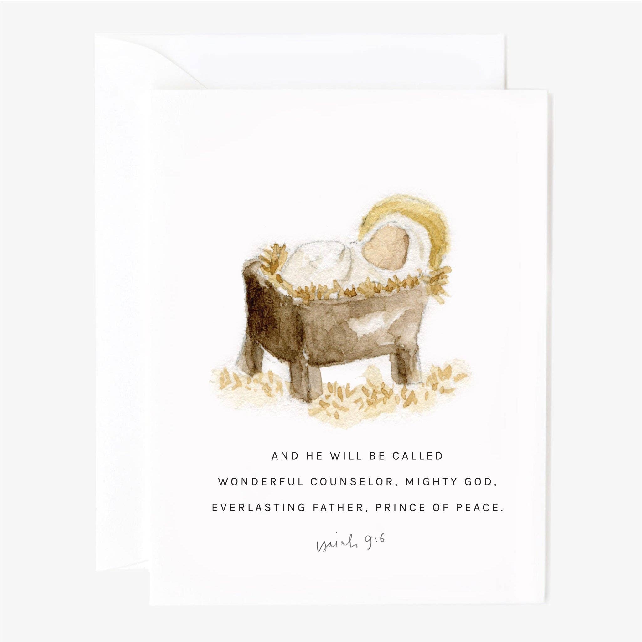 Christmas scripture notecard set