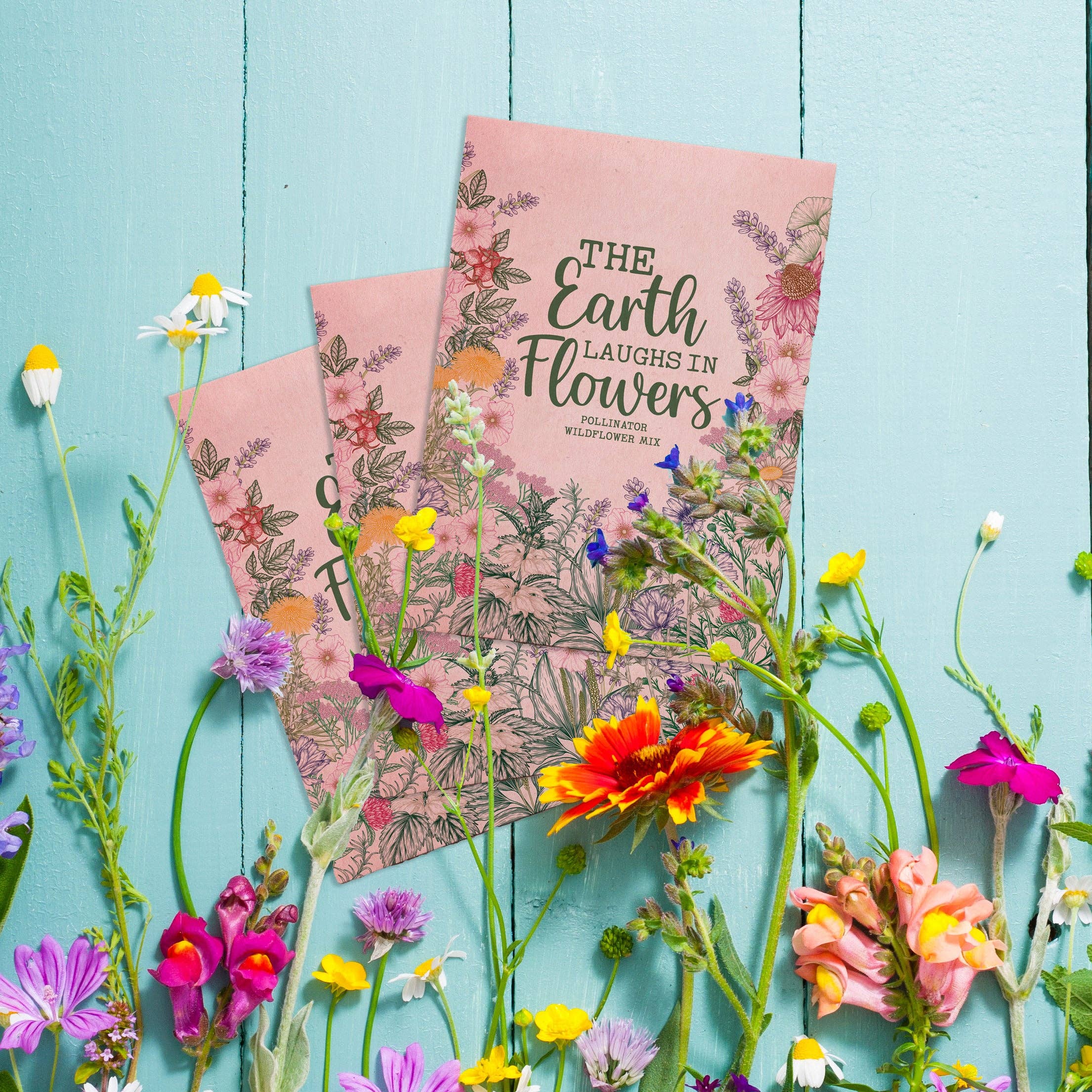 The Earth Laughs in Flowers - Wildflower Mix Seed Packet
