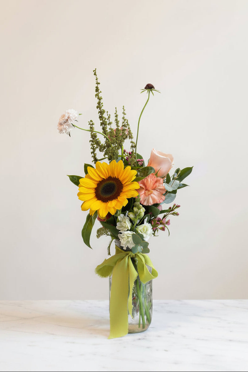 The Mason Jar Arrangement