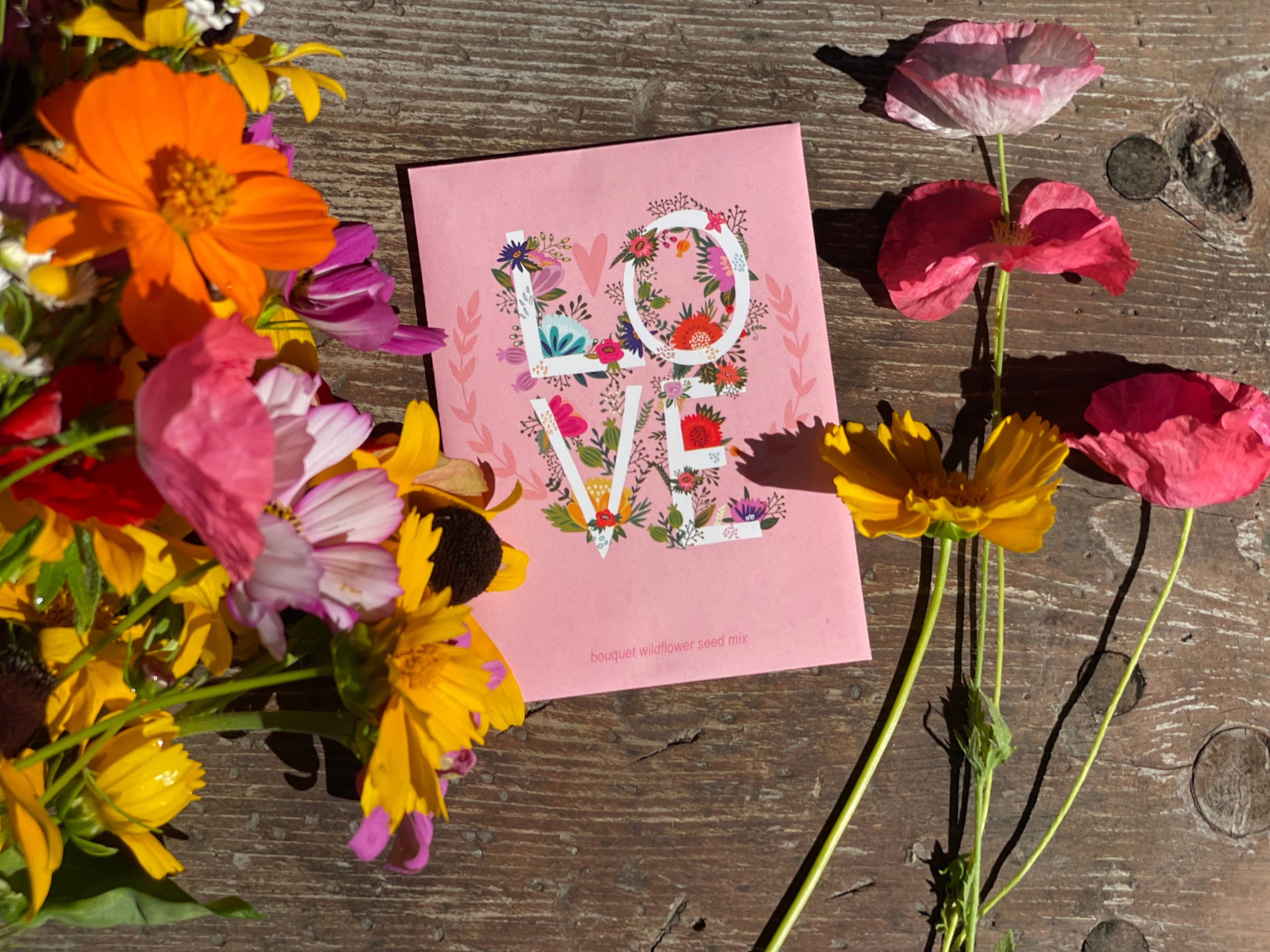 LOVE - Bouquet Wildflower Seed Packet