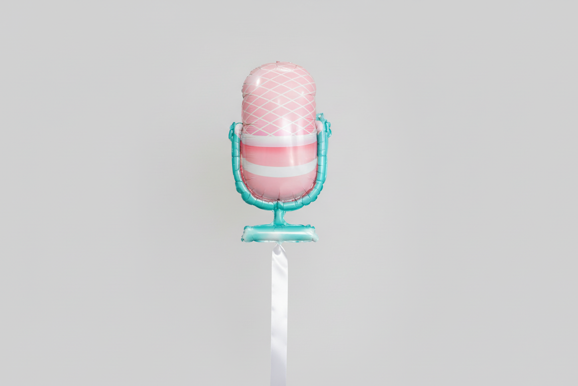 Microphone Foil Balloon