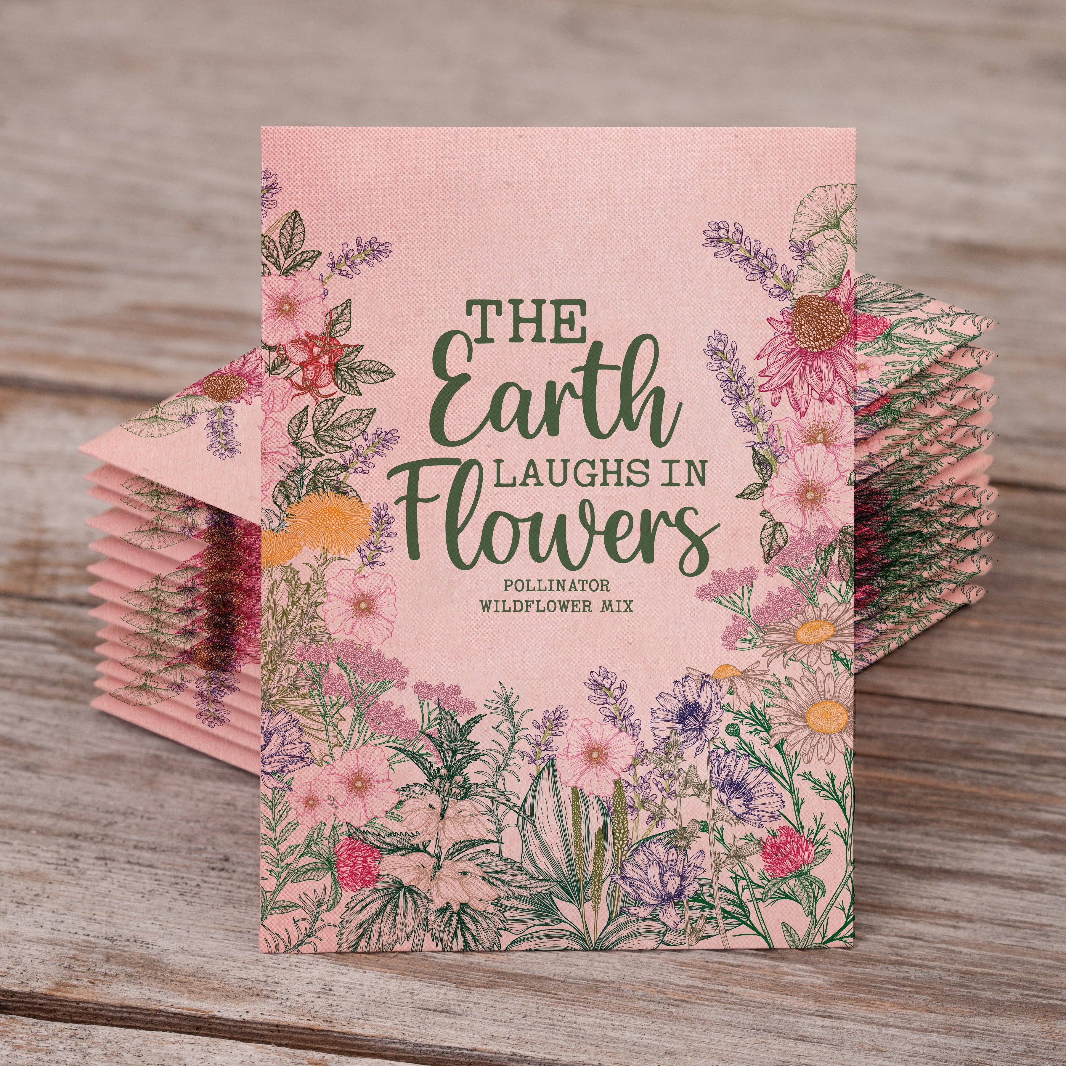 The Earth Laughs in Flowers - Wildflower Mix Seed Packet
