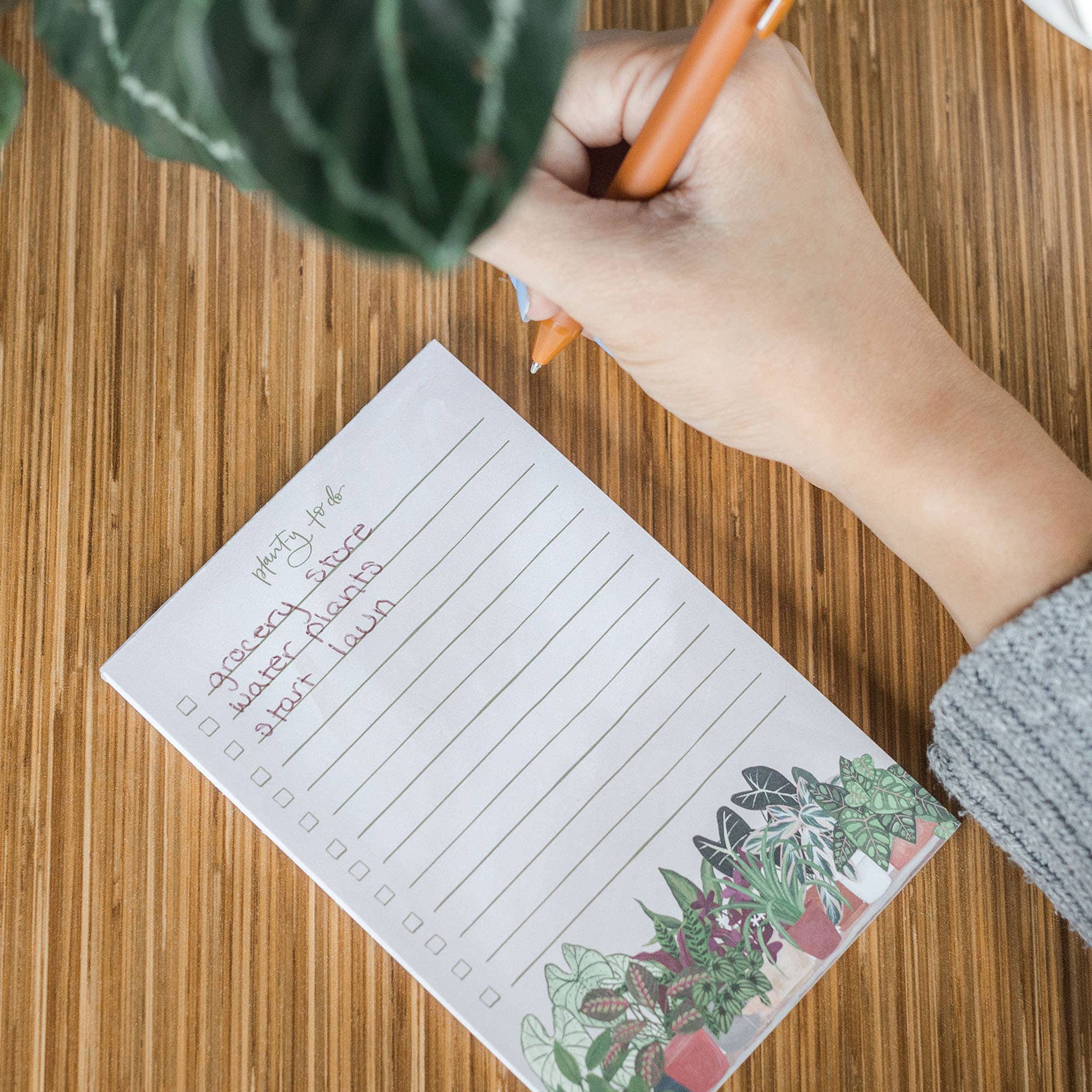 Houseplants Planty To Do Notepad