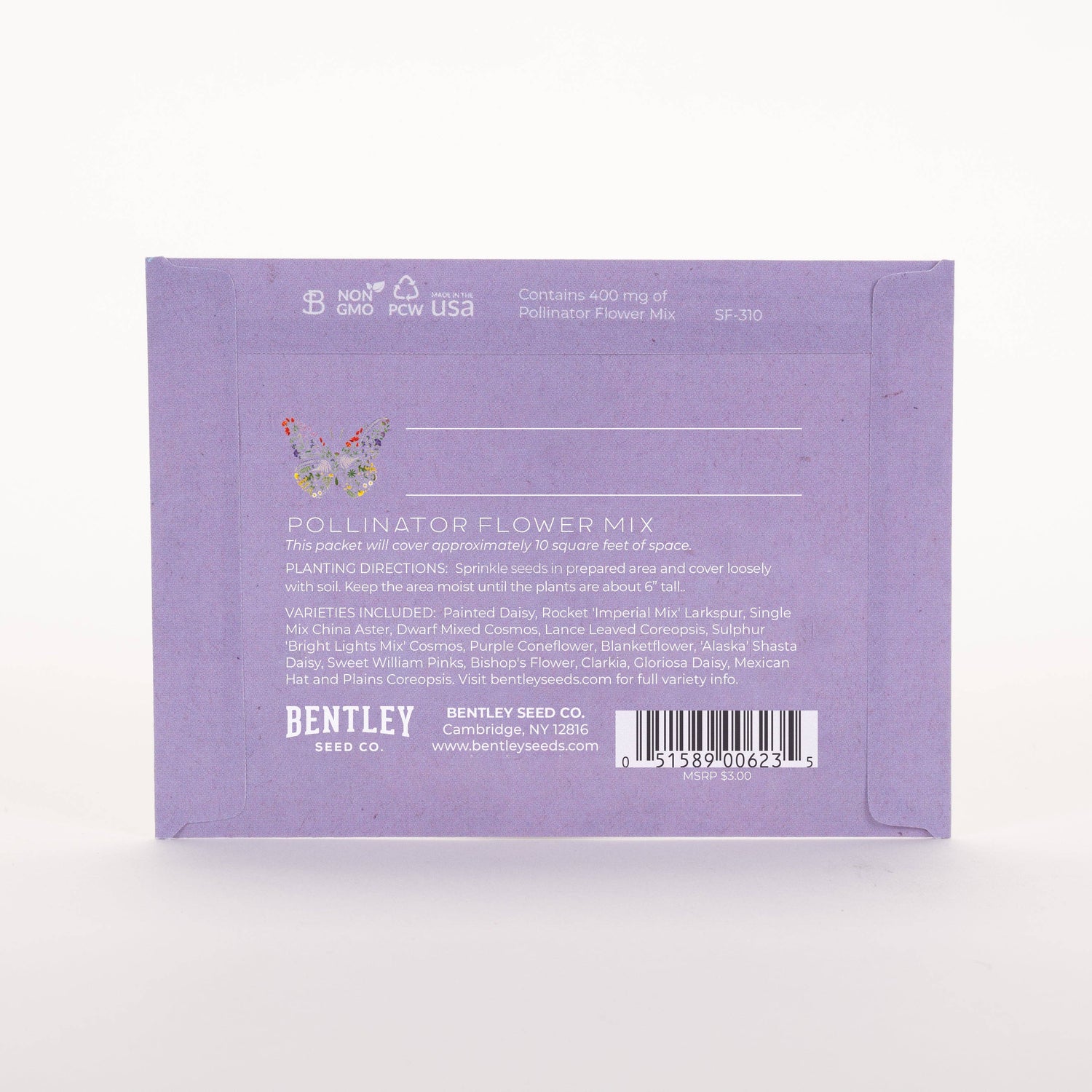 Thank You Butterfly Pollinator - Pollinator Flower Mix Seed Packet