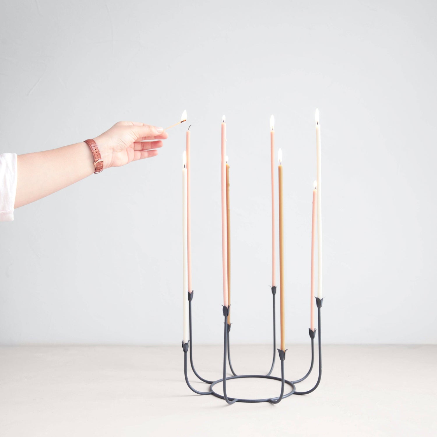 Beacon Long Stem Candelabra, 3 Colors