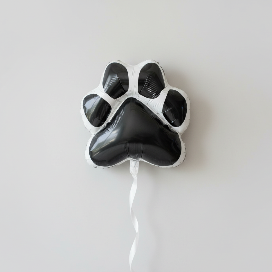 Paw Print Foil Balloon – Pet Party &amp; Animal-Themed Event