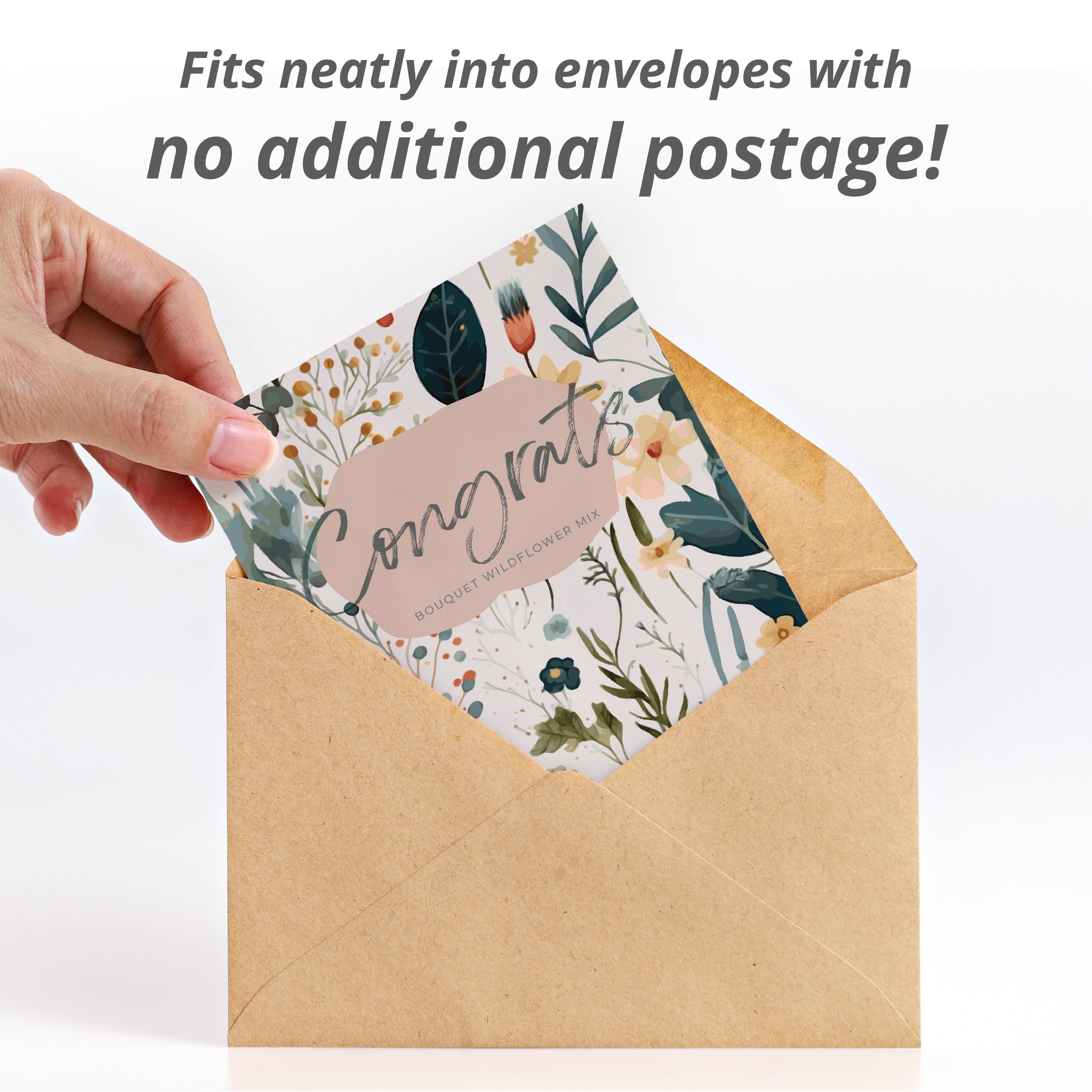 Congrats with Blooms - Wildflower Mix Seed Packets