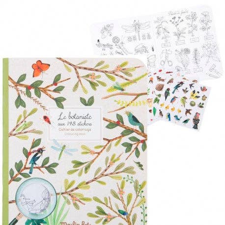 Coloring Books &amp; Stickers Botanist Garden Theme (Pack of 6)