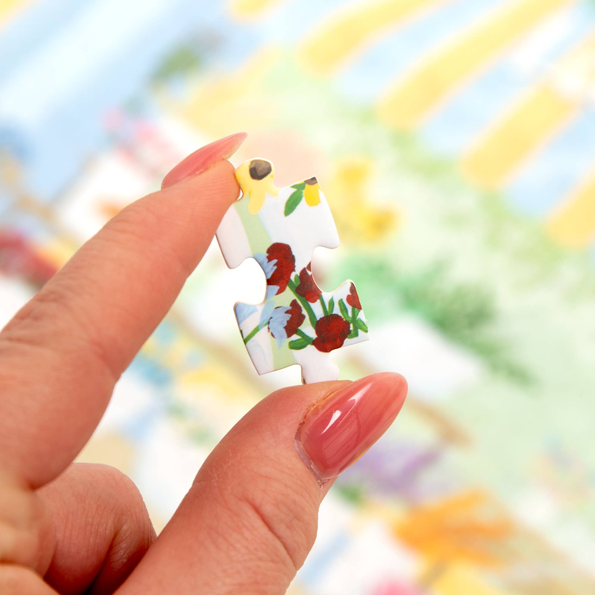 Flower Shop - 400 Piece Panoramic Jigsaw Puzzle&