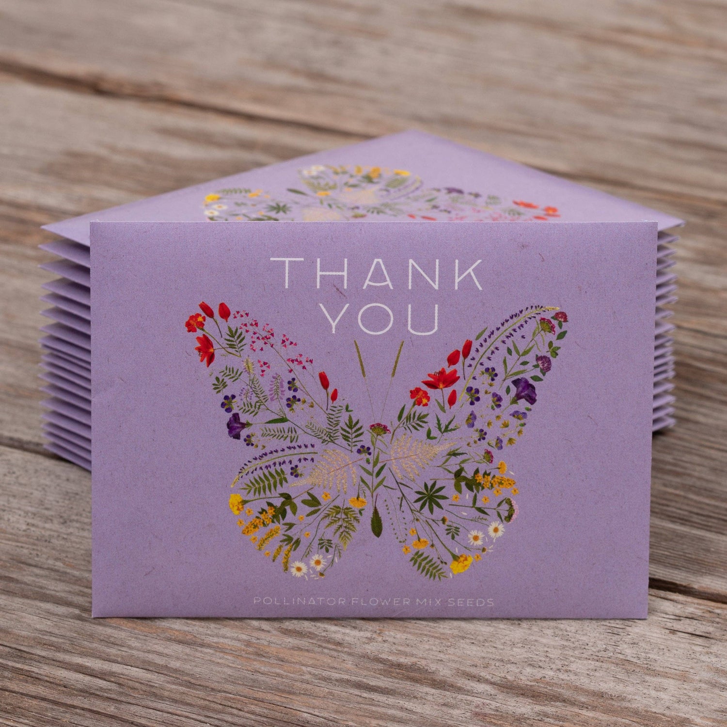Thank You Butterfly Pollinator - Pollinator Flower Mix Seed Packet