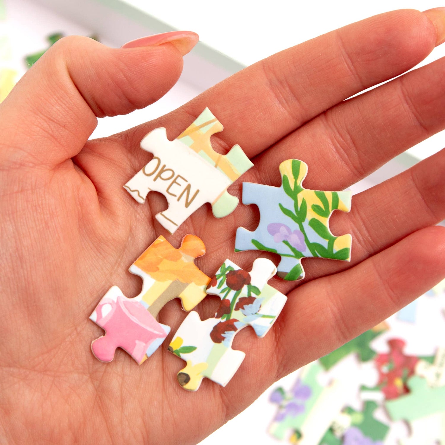 Flower Shop - 400 Piece Panoramic Jigsaw Puzzle&