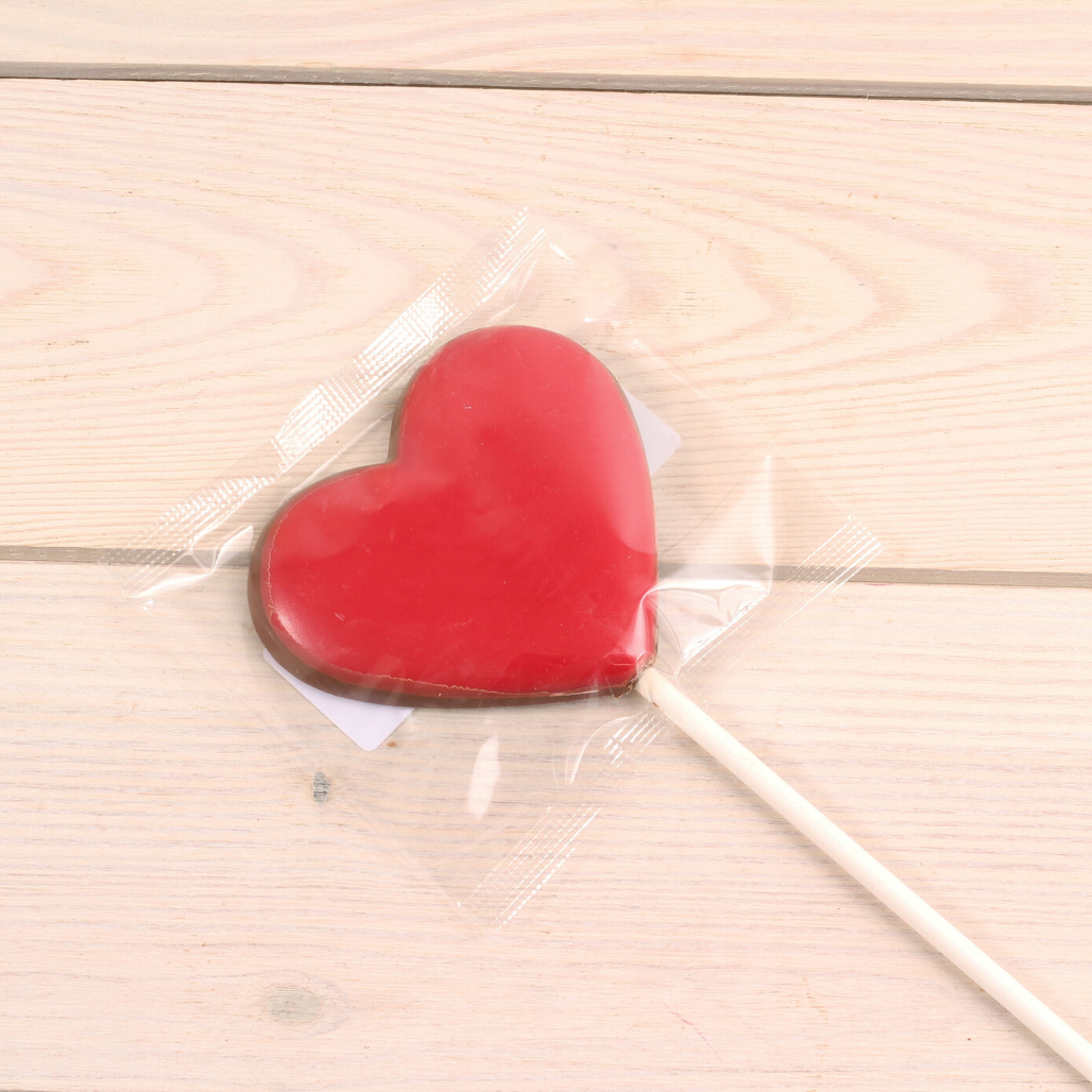 Red Valentine Heart Sucker