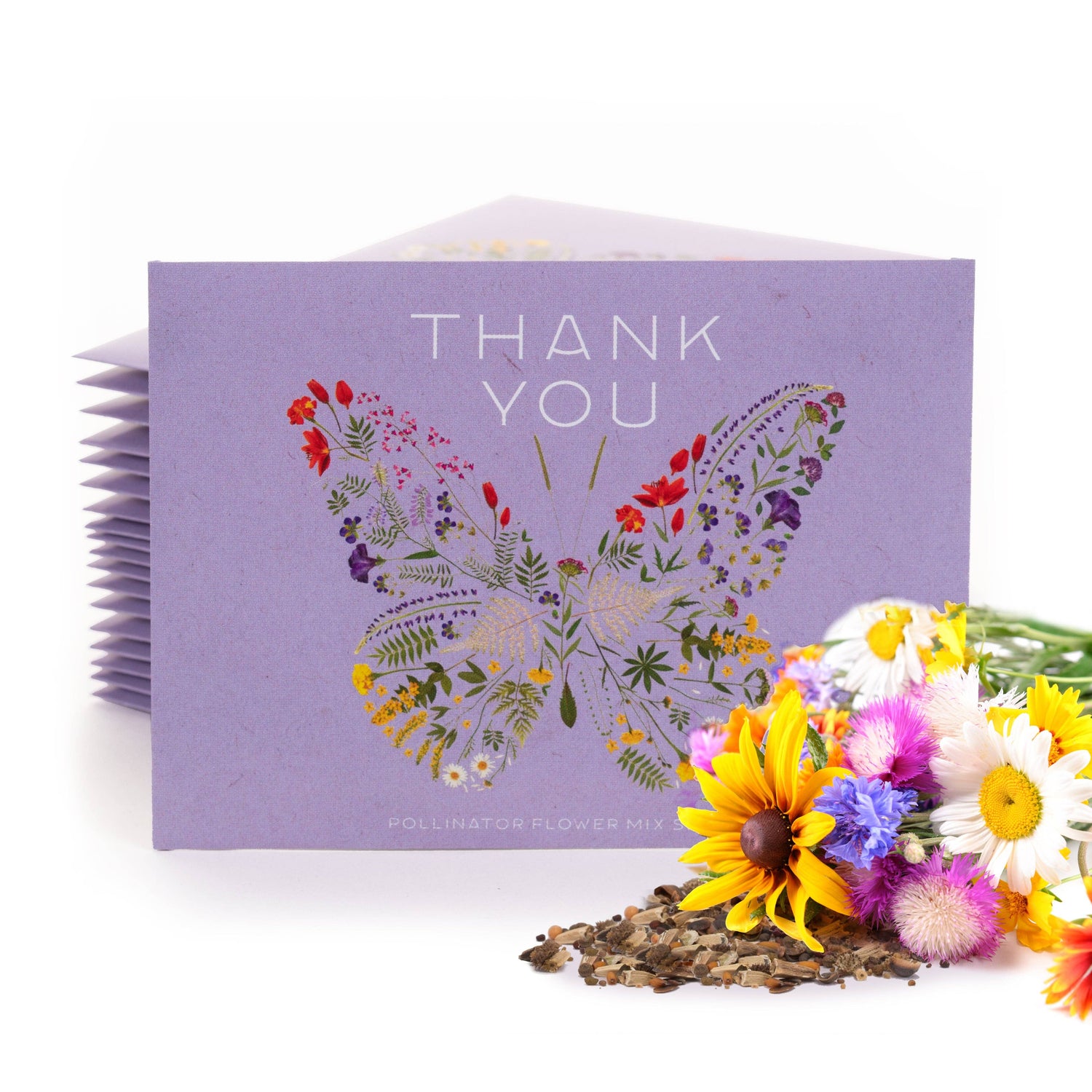 Thank You Butterfly Pollinator - Pollinator Flower Mix Seed Packet