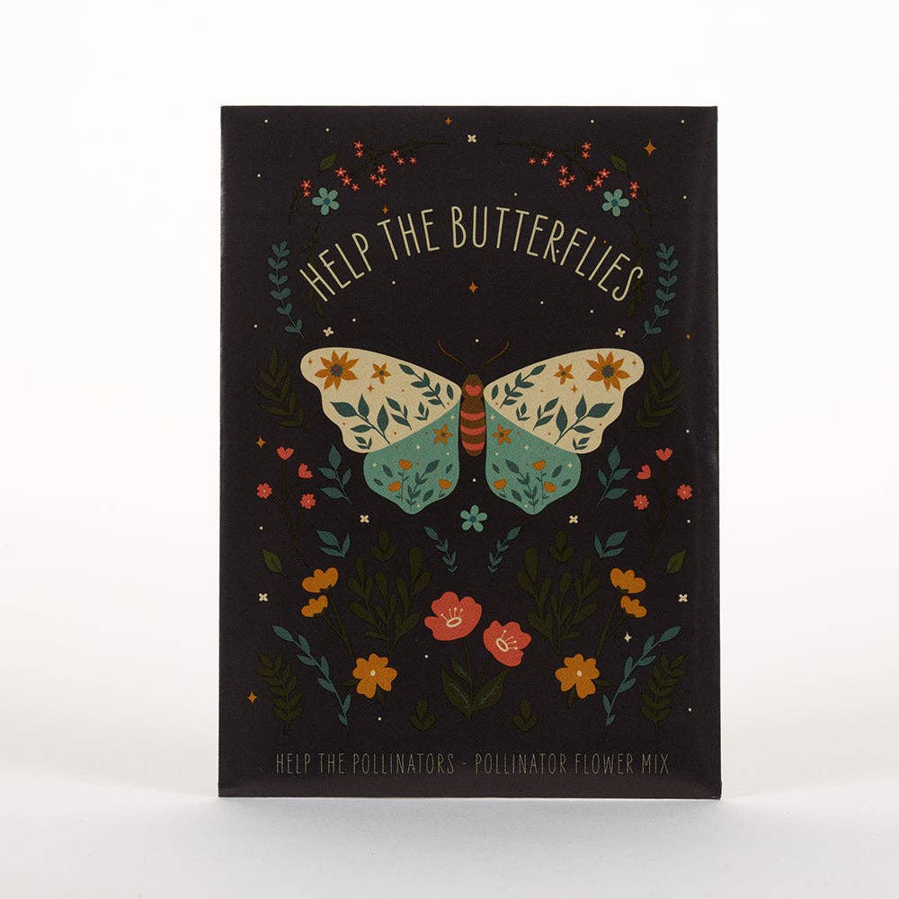 Help Butterflies Help Pollinators - Pollinator Wildflower Seed Packets