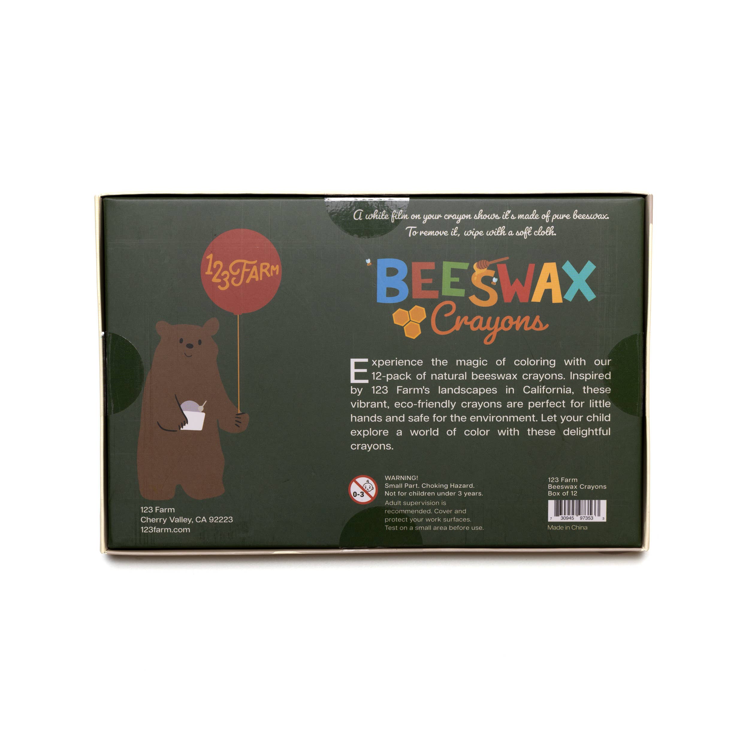 12 Beeswax Crayons – Non-Toxic