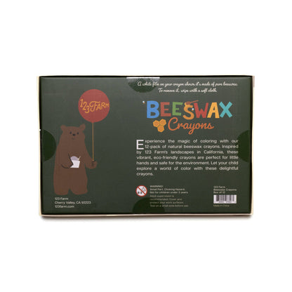12 Beeswax Crayons – Non-Toxic