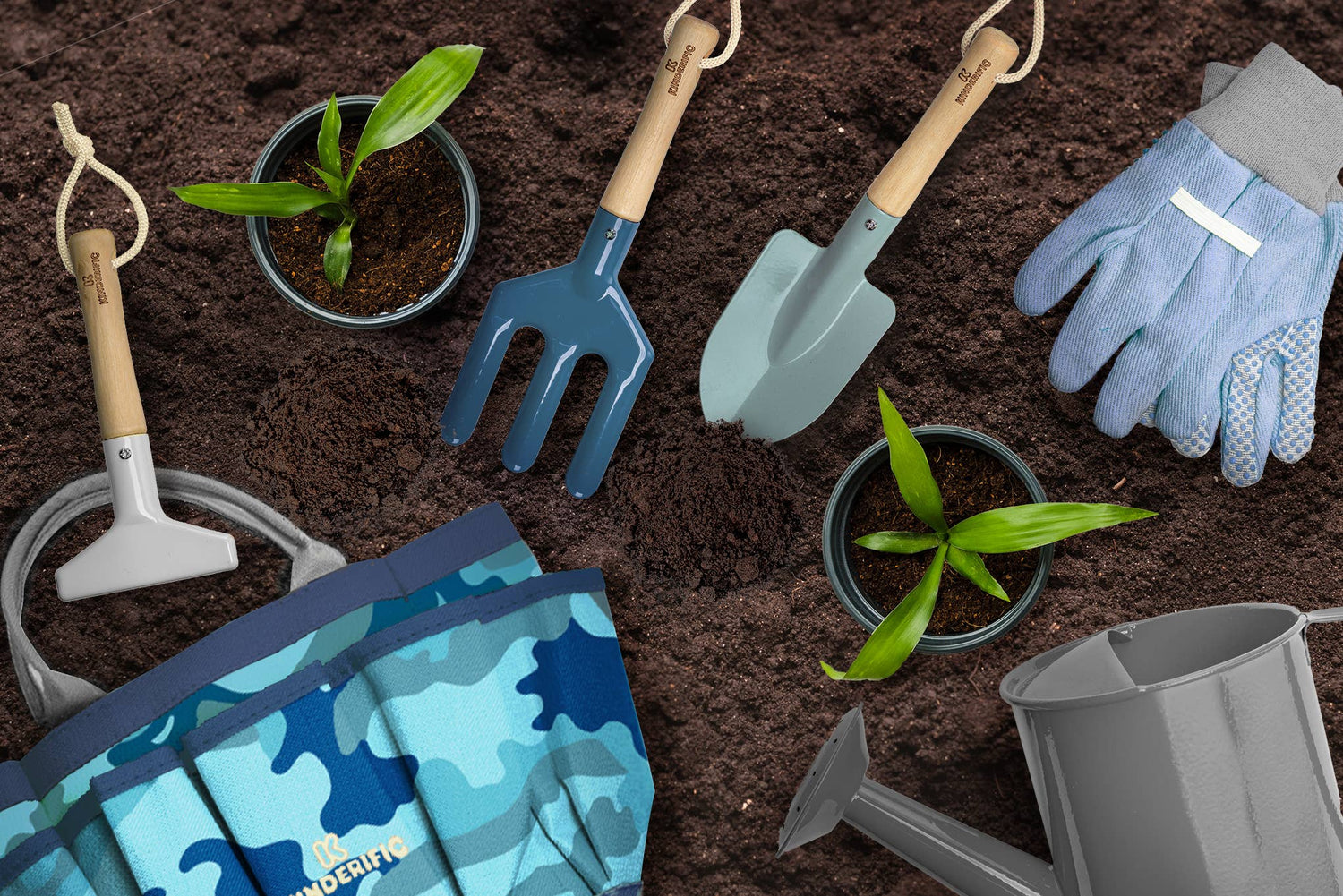 Kinderific Gardening Set, Tool Kit, Easter, Spring