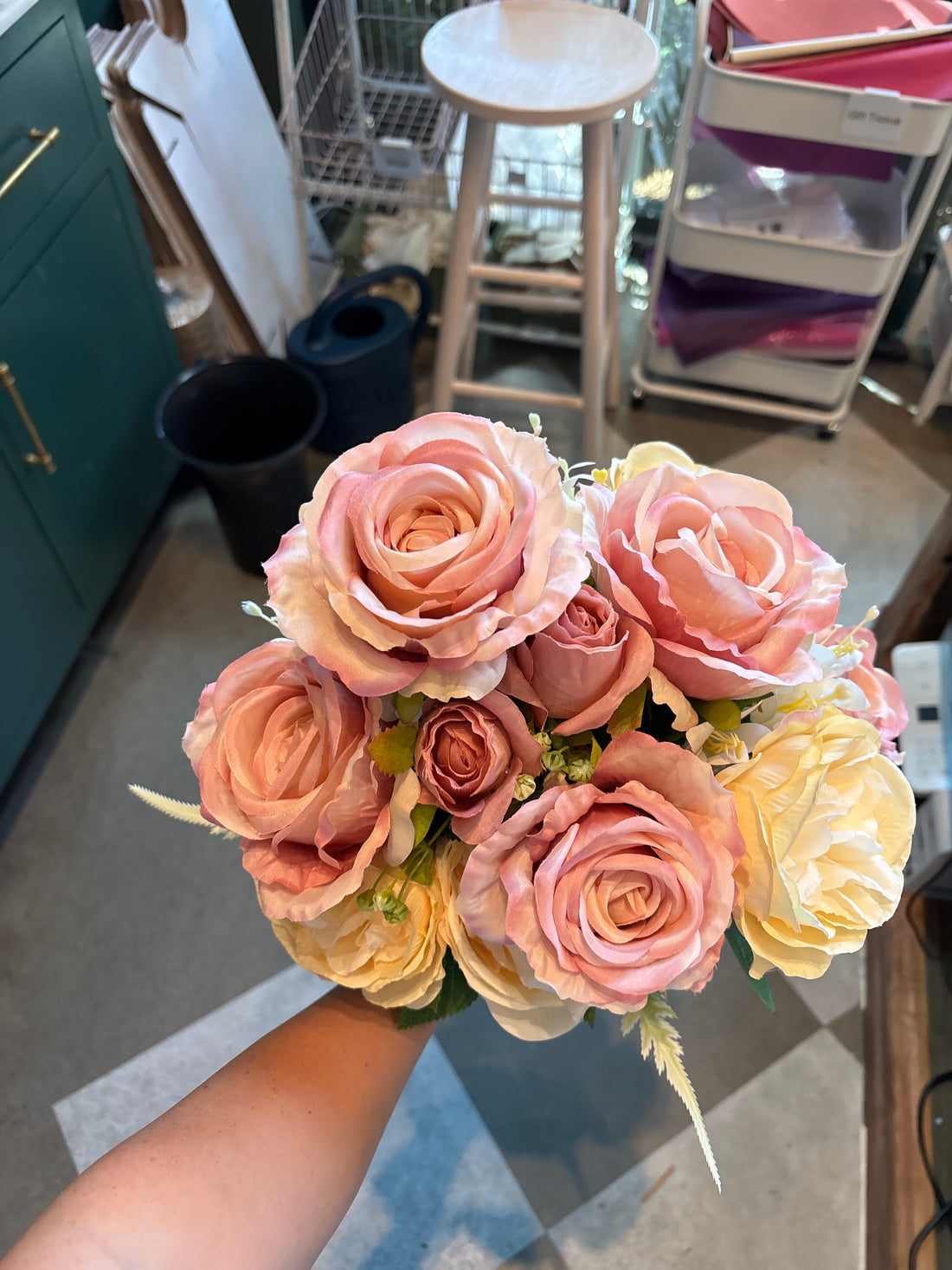 Rose/ cabbage rose bundle