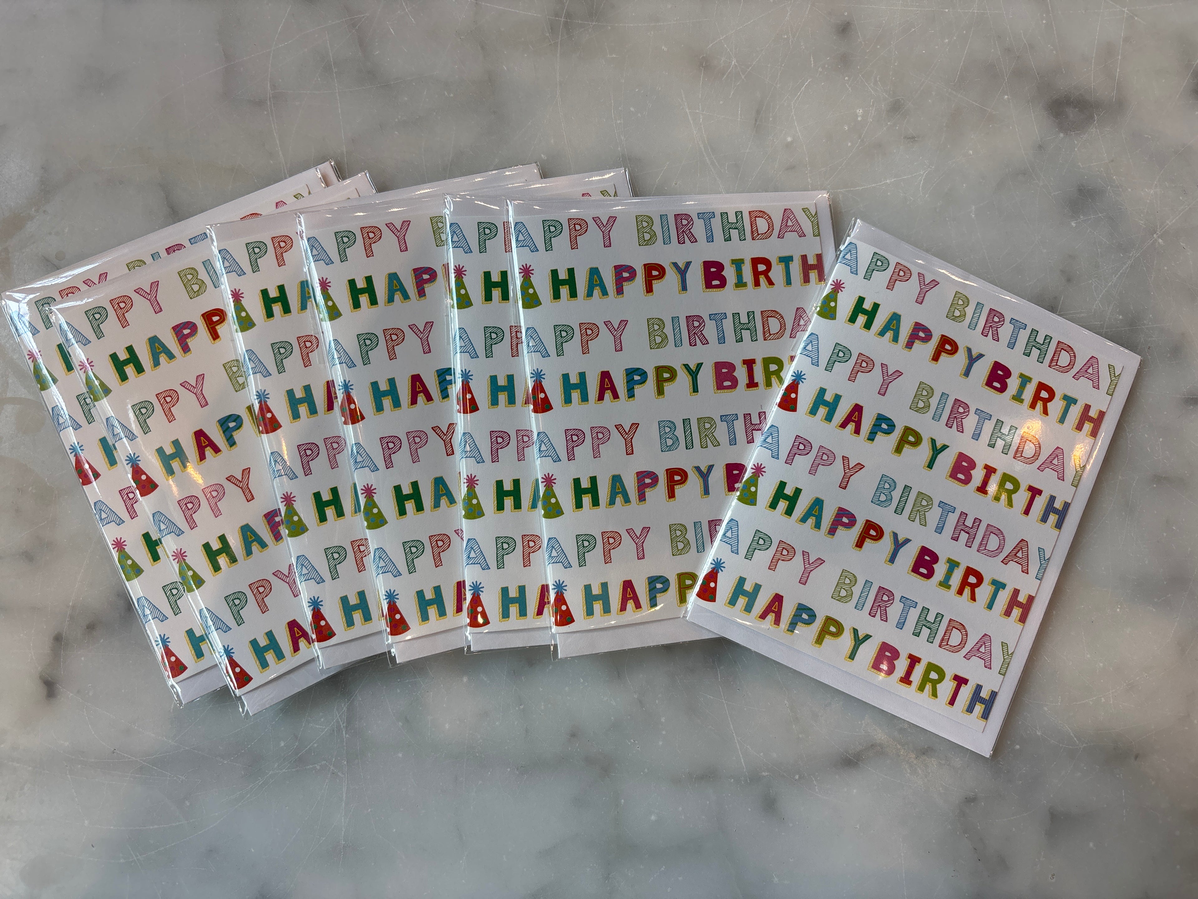Colorful Happy Birthday Card