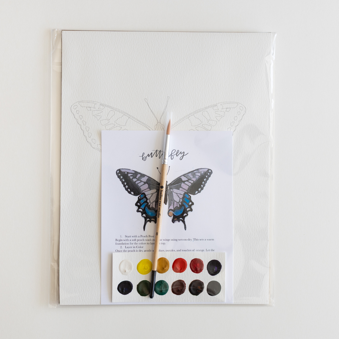Butterfly - watercolor kit