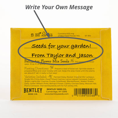 Grow Flowers Help the Bees - Pollinator Wildflower Seed Packets