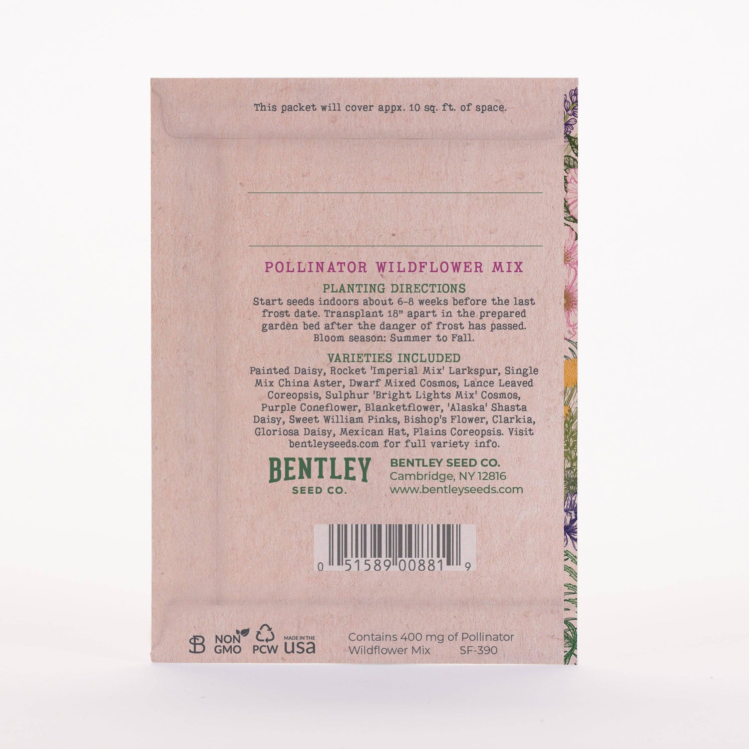 The Earth Laughs in Flowers - Wildflower Mix Seed Packet