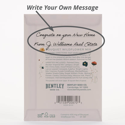 Congrats with Blooms - Wildflower Mix Seed Packets
