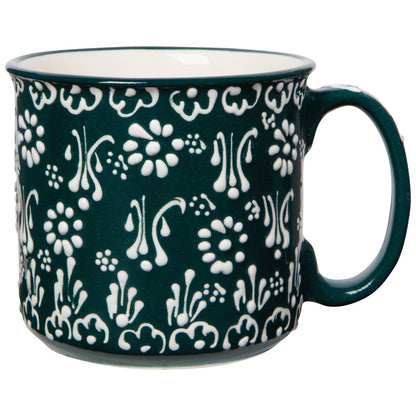 Hand-painted Turkish Mug - Evani Forest