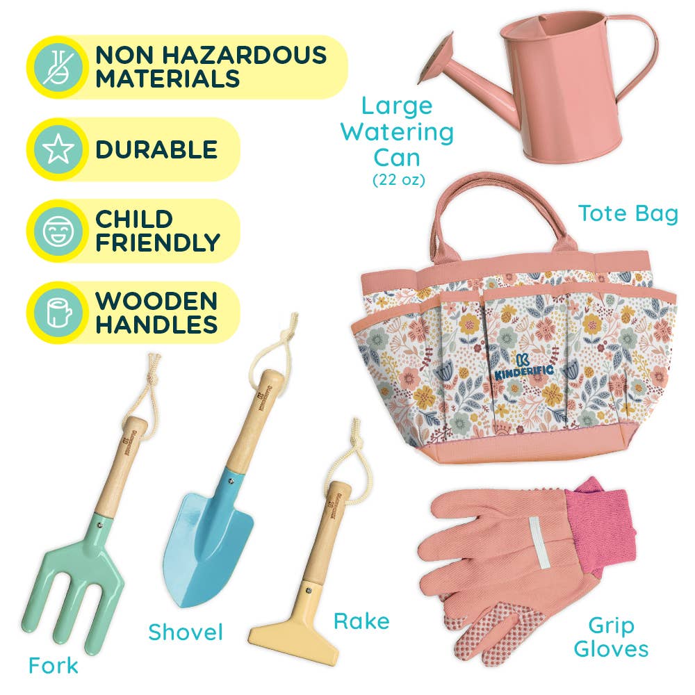 Kinderific Gardening Set, Tool Kit, Easter, Spring