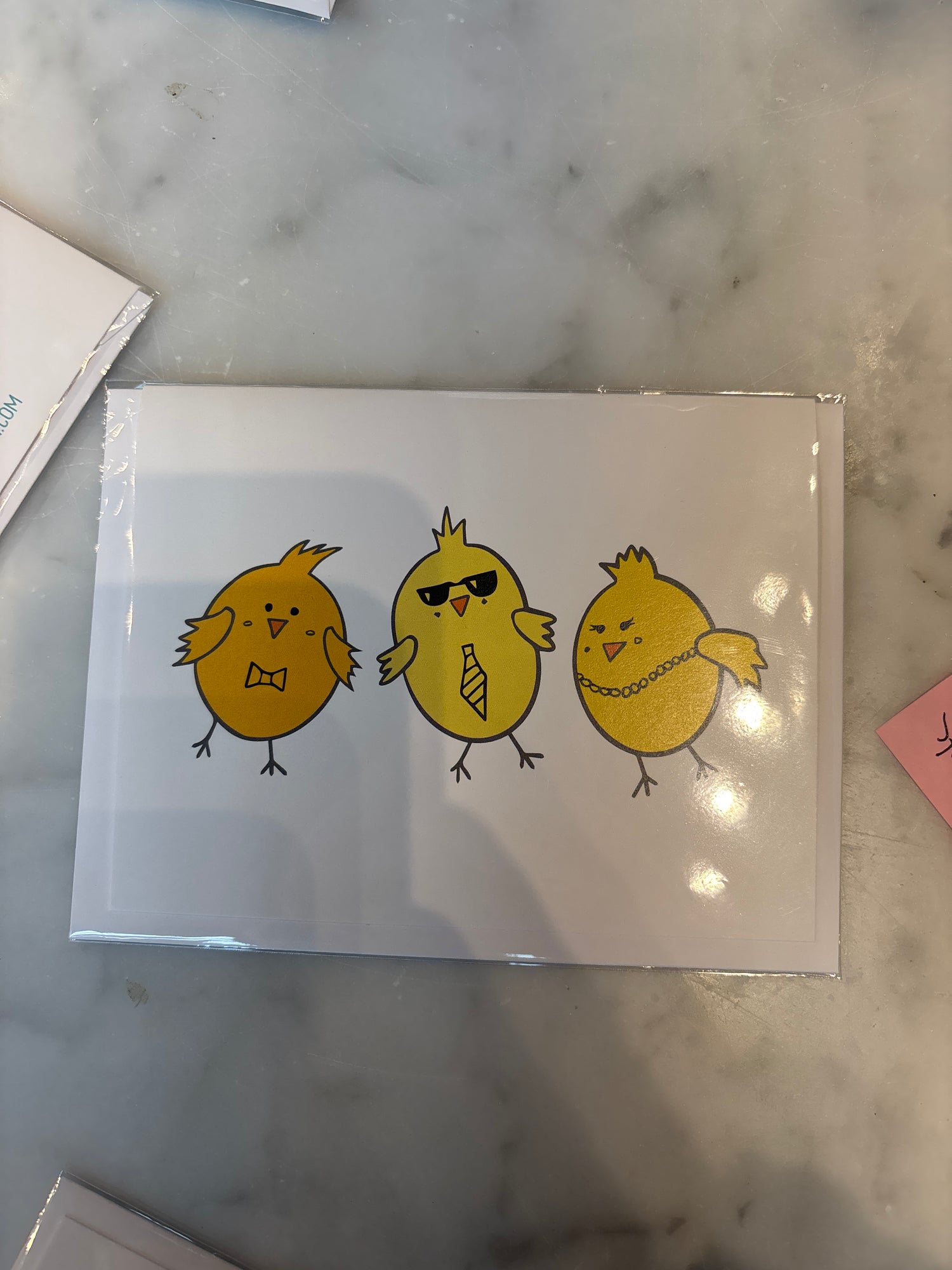 Cool Chicks Blank Spring Card