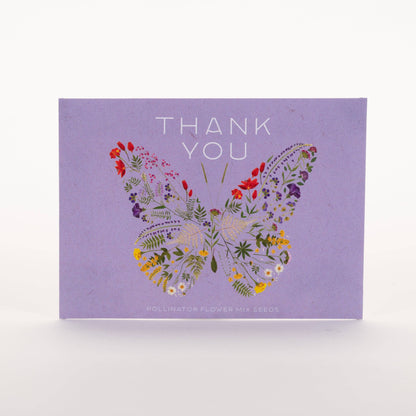 Thank You Butterfly Pollinator - Pollinator Flower Mix Seed Packet