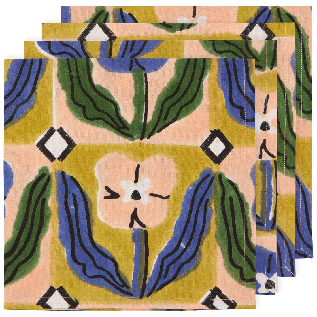 Block Print Napkins Set of 4