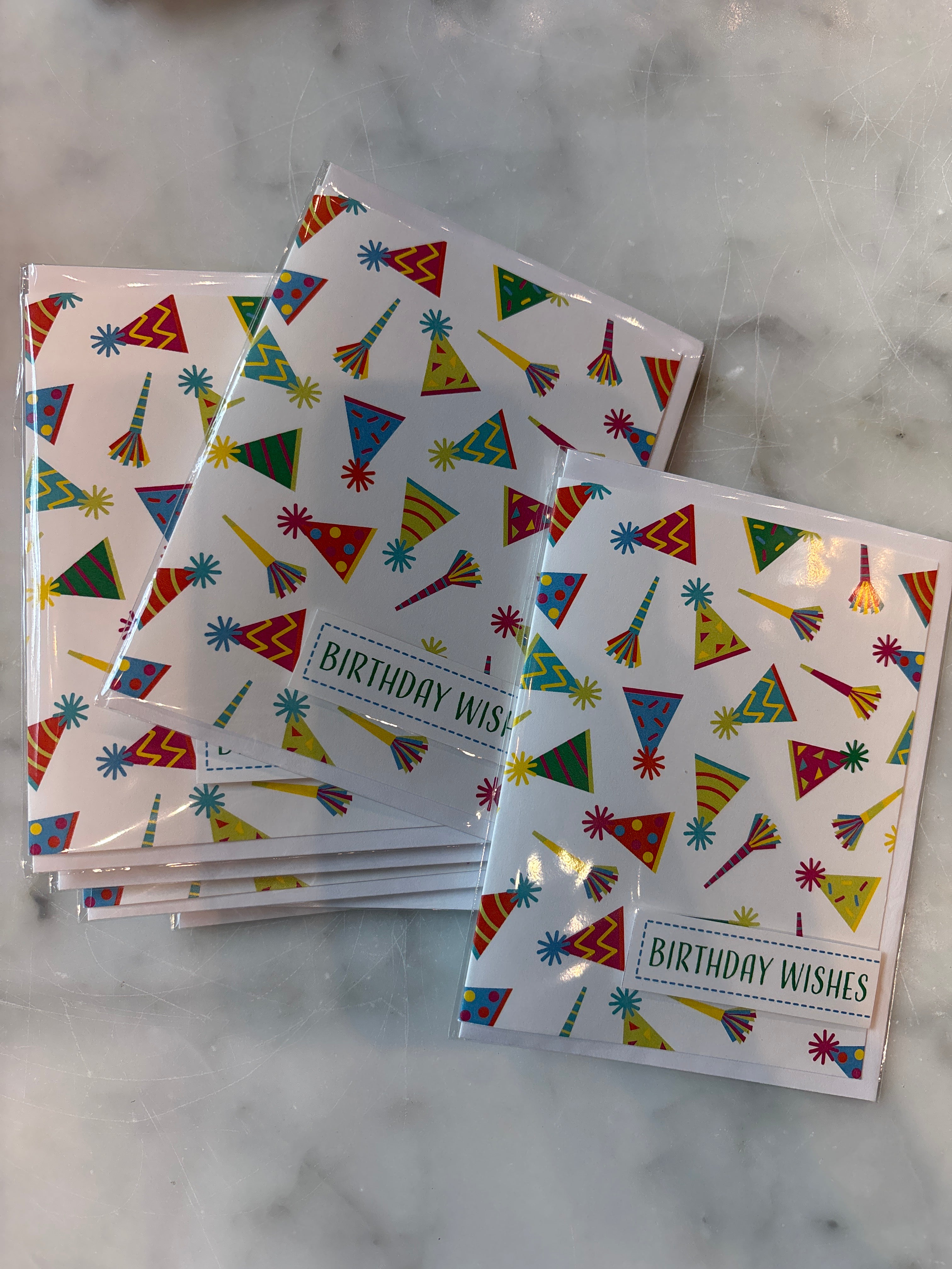 Party Hat Birthday Cards