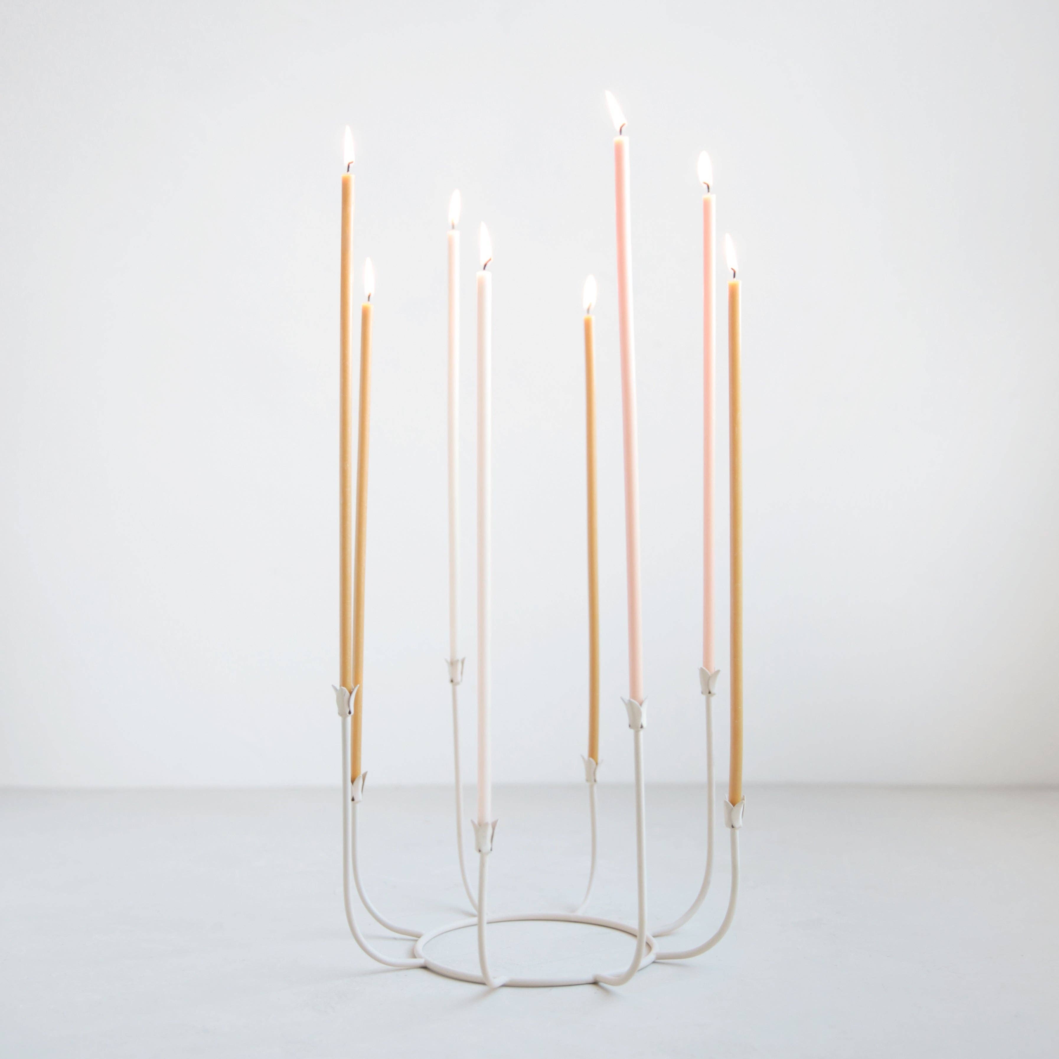 Beacon Long Stem Candelabra, 3 Colors