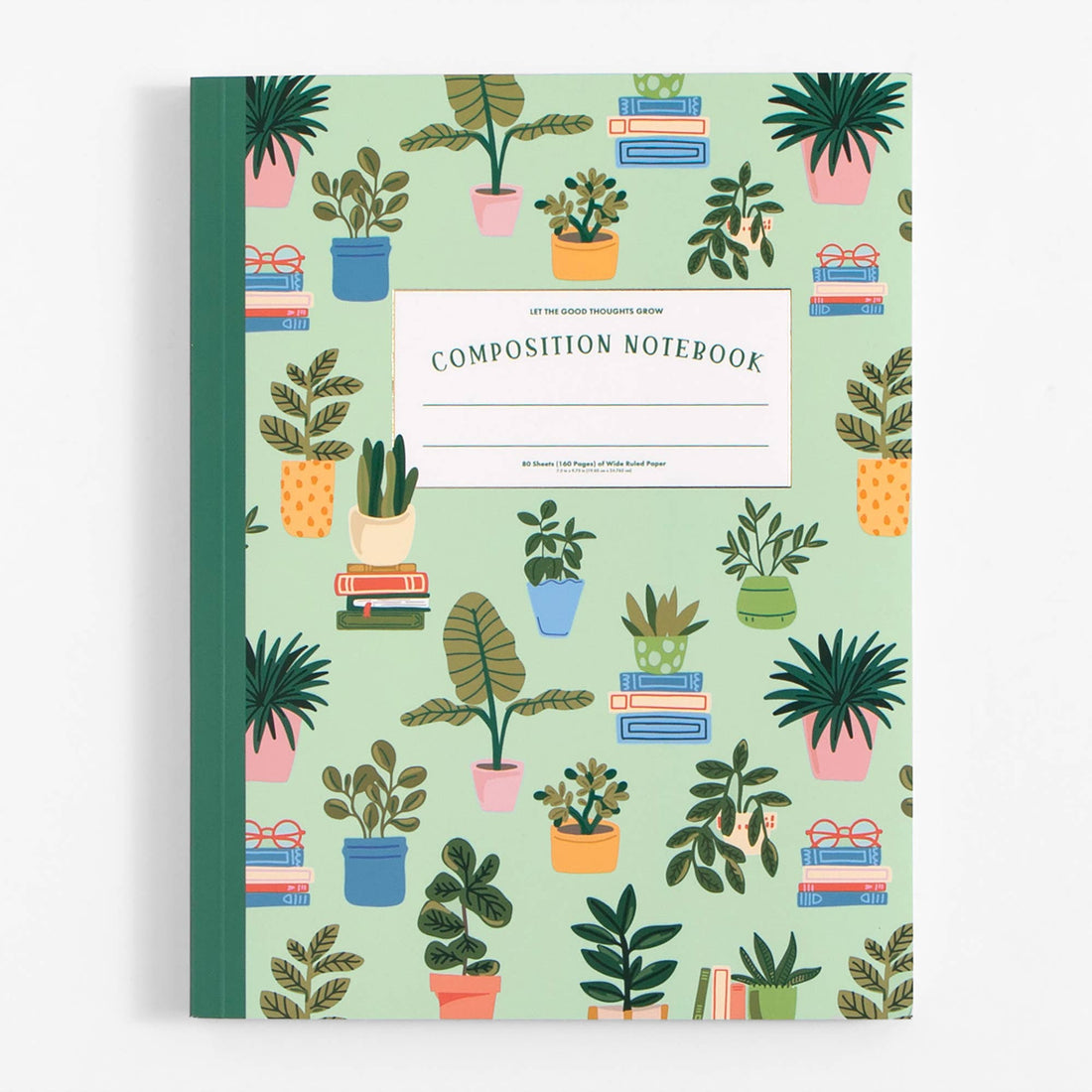 Plants &amp; Books Composition Notebook