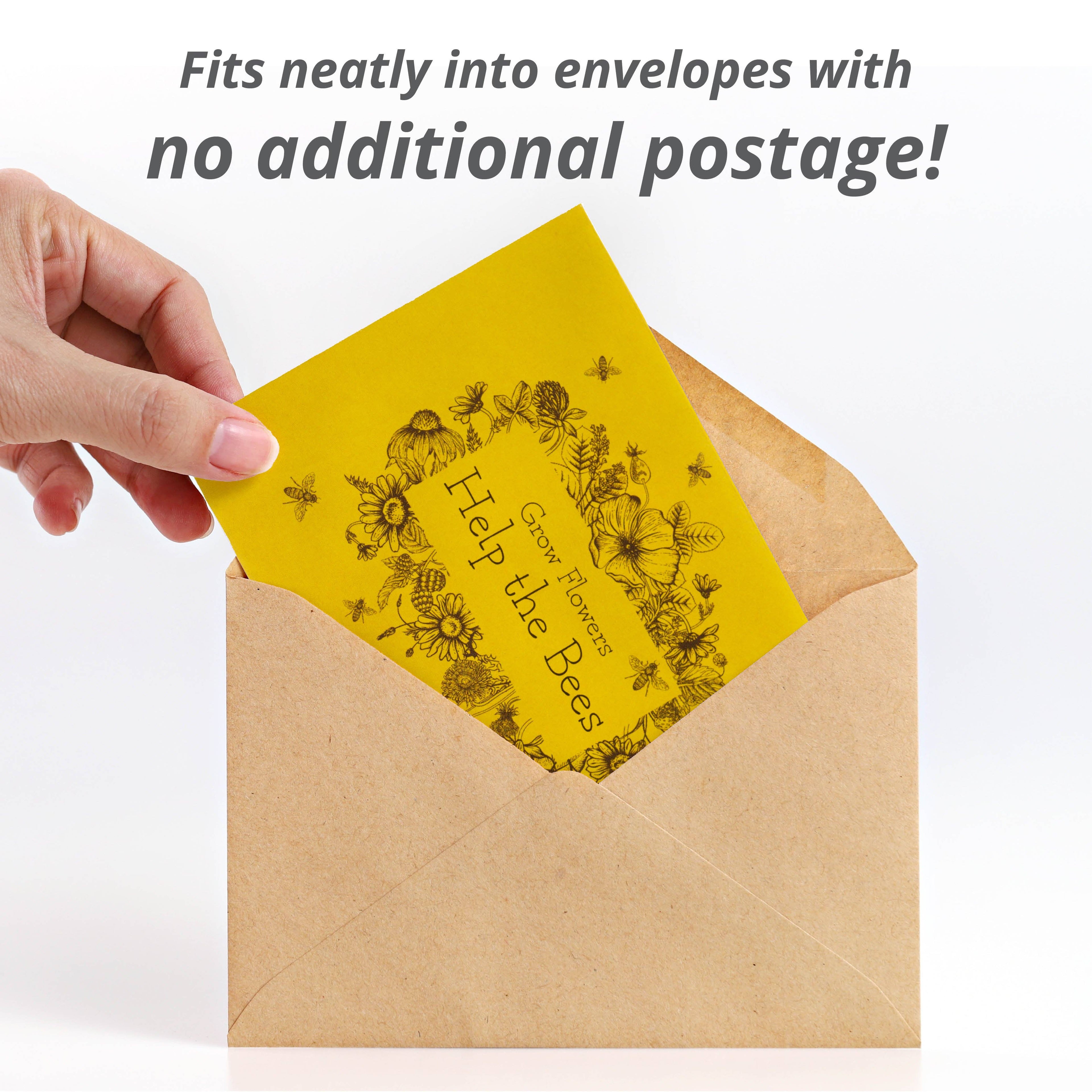 Grow Flowers Help the Bees - Pollinator Wildflower Seed Packets