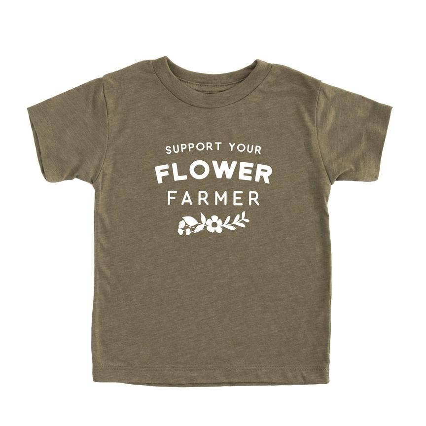 Support Flower Farmer T shirt | Kids Graphic Tee