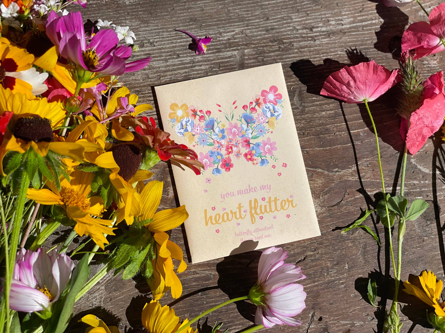 Make My Heart Flutter - Bird and Butterfly Wildflower Mix