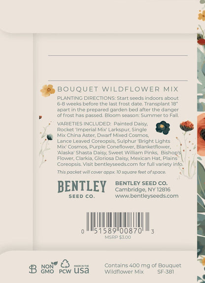 Congrats with Blooms - Wildflower Mix Seed Packets