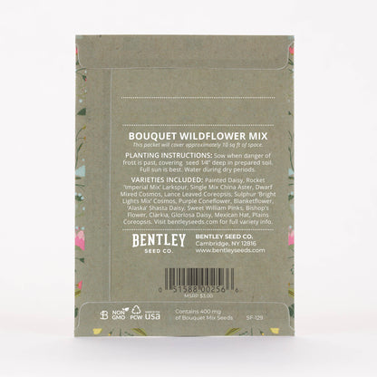Oh Baby Baby Shower Sage Green - Bouquet Wildflower Seed