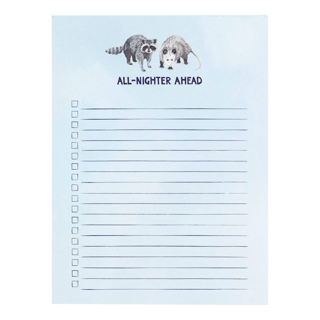 All Nighter Notepad