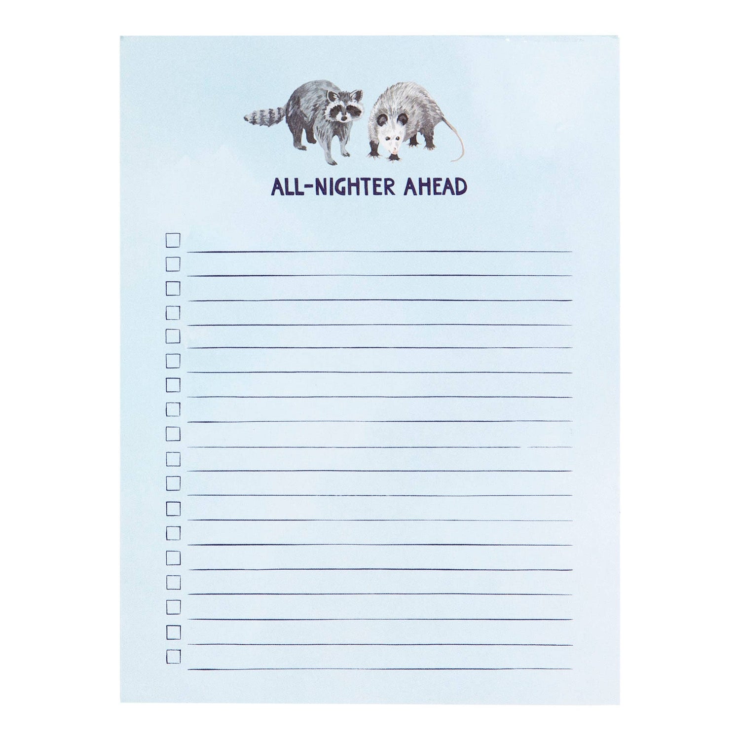 All Nighter Notepad