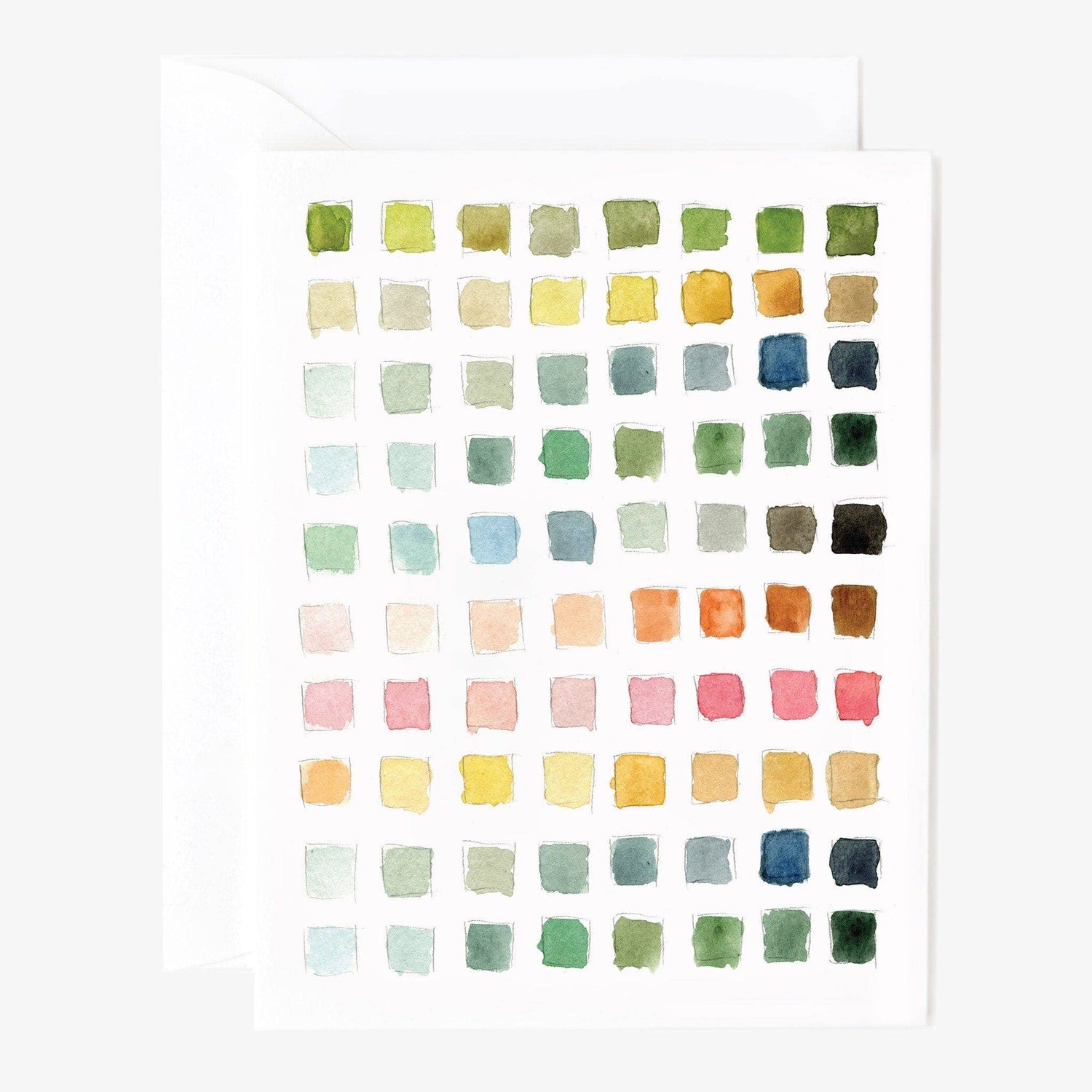 Paint swatch notecard