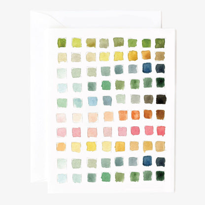 Paint swatch notecard