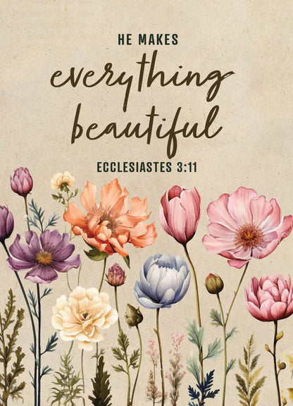 He Makes Everything Beautiful - Pollinator Wildflower Mix Seed Packets