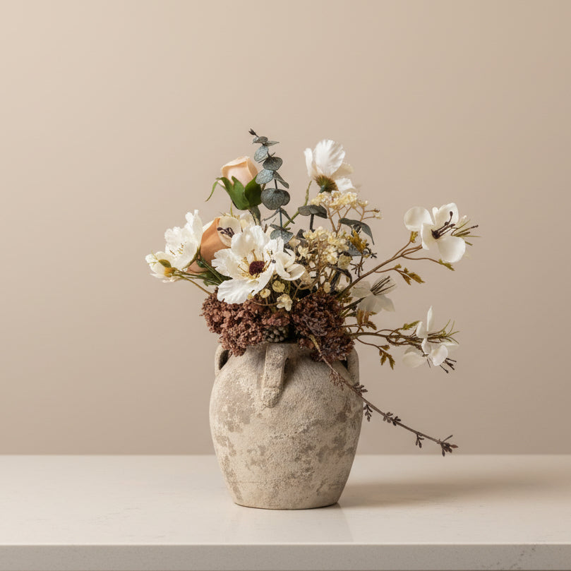 Dusty Rose Silk Arrangement